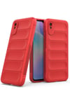 Mey İthalat®   Redmi 9A Kılıf Optimum Silikon - Kırmızı
