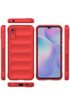 Mey İthalat®   Redmi 9A Kılıf Optimum Silikon - Kırmızı