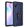 Mey İthalat®   Redmi 9A Kılıf Sofya Yüzüklü Silikon Kapak - Lacivert