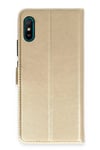Mey İthalat®   Redmi 9A Kılıf Trend S Plus Kapaklı Kılıf - Gold