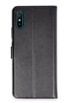 Mey İthalat®   Redmi 9A Kılıf Trend S Plus Kapaklı Kılıf - Siyah