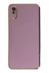 Mey İthalat®   Redmi 9A Kılıf Volet Silikon - Mor