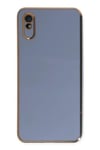 Mey İthalat®   Redmi 9A Kılıf Volet Silikon - Mavi