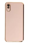 Mey İthalat®   Redmi 9A Kılıf Volet Silikon - Pembe