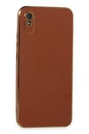 Mey İthalat®   Redmi 9A Kılıf Volet Silikon - Kırmızı