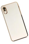 Mey İthalat®   Redmi 9A Kılıf Volet Silikon - Beyaz