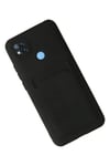 Mey İthalat®   Redmi 9C Kılıf Kelvin Kartvizitli Silikon - Siyah