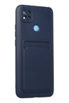 Mey İthalat®   Redmi 9C Kılıf Kelvin Kartvizitli Silikon - Lacivert
