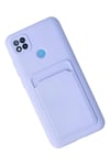 Mey İthalat®   Redmi 9C Kılıf Kelvin Kartvizitli Silikon - Lila