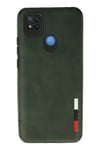 Mey İthalat®   Redmi 9C Kılıf Loop Deri Silikon - Yeşil