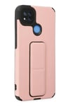 Mey İthalat®   Redmi 9C Kılıf Mega Standlı Silikon - Pudra