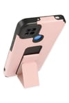 Mey İthalat®   Redmi 9C Kılıf Mega Standlı Silikon - Pudra