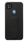 Mey İthalat®   Redmi 9C Kılıf Mega Standlı Silikon - Siyah