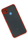 Mey İthalat®   Redmi 9C Kılıf Montreal Silikon Kapak - Kırmızı