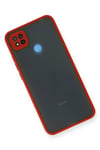 Mey İthalat®   Redmi 9C Kılıf Montreal Silikon Kapak - Kırmızı
