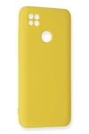 Mey İthalat®   Redmi 9C Kılıf Nano içi Kadife Silikon - Sarı