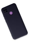 Mey İthalat®   Redmi 9C Kılıf Nano içi Kadife Silikon - Lacivert