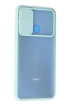 Mey İthalat®   Redmi 9C Kılıf Palm Buzlu Kamera Sürgülü Silikon - Turkuaz