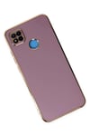 Mey İthalat®   Redmi 9C Kılıf Volet Silikon - Mor