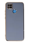 Mey İthalat®   Redmi 9C Kılıf Volet Silikon - Mavi