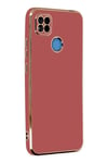 Mey İthalat®   Redmi 9C Kılıf Volet Silikon - Kırmızı