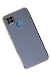 Mey İthalat®   Redmi 9C Kılıf Volet Silikon - Mavi