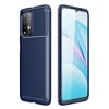 Mey İthalat®   Redmi 9T Kılıf Auto Focus Karbon Kapak - Lacivert