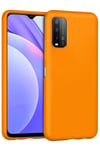 Mey İthalat®   Redmi 9T Kılıf Nano içi Kadife Silikon - Turuncu