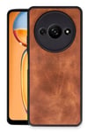 Mey İthalat®   Redmi A3 4G Kılıf Aras Deri Kapak - Taba