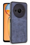 Mey İthalat®   Redmi A3 4G Kılıf Aras Deri Kapak - Lacivert