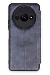 Mey İthalat®   Redmi A3 4G Kılıf Flip Cover - Lacivert