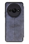 Mey İthalat®   Redmi A3 4G Kılıf Flip Cover - Lacivert