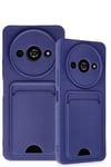 Mey İthalat®   Redmi A3 4G Kılıf Kelvin Kartvizitli Silikon - Lacivert