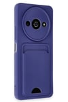 Mey İthalat®   Redmi A3 4G Kılıf Kelvin Kartvizitli Silikon - Lacivert