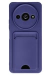 Mey İthalat®   Redmi A3 4G Kılıf Kelvin Kartvizitli Silikon - Lacivert