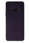 Mey İthalat®   Redmi A3 4G Kılıf Nano içi Kadife Silikon - Mor