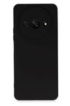 Mey İthalat®   Redmi A3 4G Kılıf Nano içi Kadife Silikon - Siyah