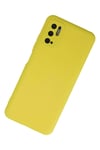 Mey İthalat®   Redmi Note 10 5G Kılıf Nano içi Kadife Silikon - Sarı