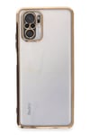 Mey İthalat®   Redmi Note 10 Kılıf  Lensli Silikon - Gold