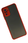 Mey İthalat®   Redmi Note 10 Kılıf Montreal Silikon Kapak - Kırmızı