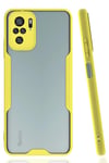 Mey İthalat®   Redmi Note 10 Kılıf Platin Silikon - Sarı