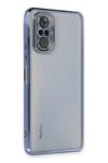 Mey İthalat®   Redmi Note 10 Pro Kılıf  Lensli Silikon - Açık Mavi