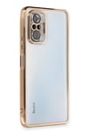 Mey İthalat®   Redmi Note 10 Pro Kılıf  Lensli Silikon - Gold
