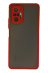Mey İthalat®   Redmi Note 10 Pro Kılıf Montreal Silikon Kapak - Kırmızı