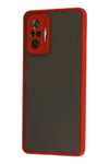 Mey İthalat®   Redmi Note 10 Pro Kılıf Montreal Silikon Kapak - Kırmızı