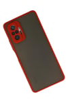 Mey İthalat®   Redmi Note 10 Pro Kılıf Montreal Silikon Kapak - Kırmızı