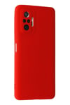 Mey İthalat®   Redmi Note 10 Pro Kılıf Nano içi Kadife Silikon - Kırmızı