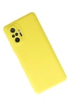 Mey İthalat®   Redmi Note 10 Pro Kılıf Nano içi Kadife Silikon - Sarı