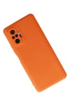Mey İthalat®   Redmi Note 10 Pro Kılıf Nano içi Kadife Silikon - Turuncu