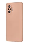 Mey İthalat®   Redmi Note 10 Pro Kılıf Nano içi Kadife Silikon - Pudra